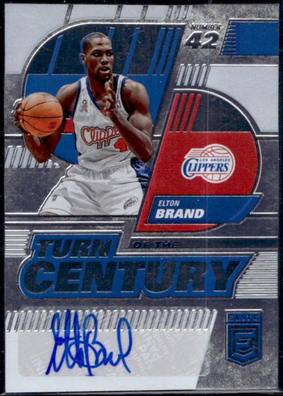 Elton Brand 2022 Elite #TCS-ETB Turn of the Century Signatures RAW