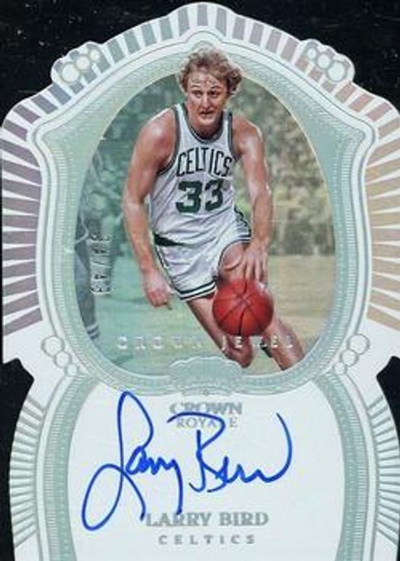 Larry Bird 2022 Crown Royale #CJS-LRB Crown Jewel Signatures /49 RAW