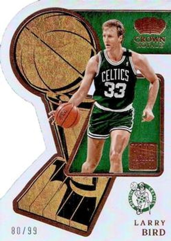Larry Bird 2022 Crown Royale #2 Hand Crafted /99 RAW