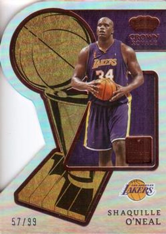 Shaquille O'Neal 2022 Crown Royale #9 Hand Crafted /99 Price Guide