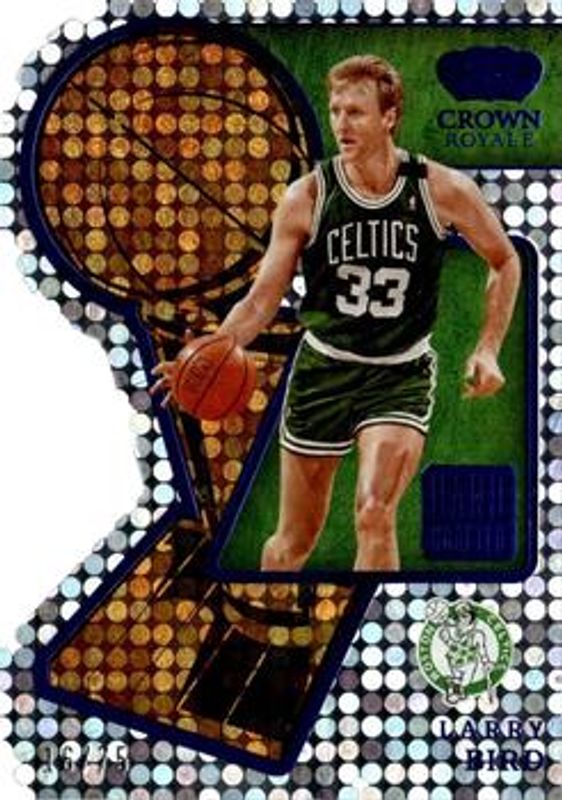 Larry Bird 2022 Crown Royale #2 Hand Crafted - Blue /75 RAW