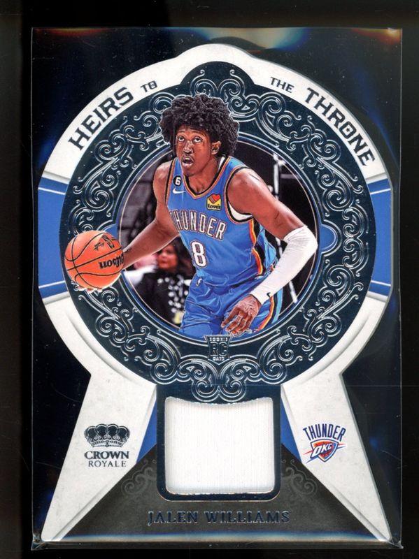 Jalen Williams 2022 Crown Royale #HT-JWT Heirs to the Throne Rookie RAW