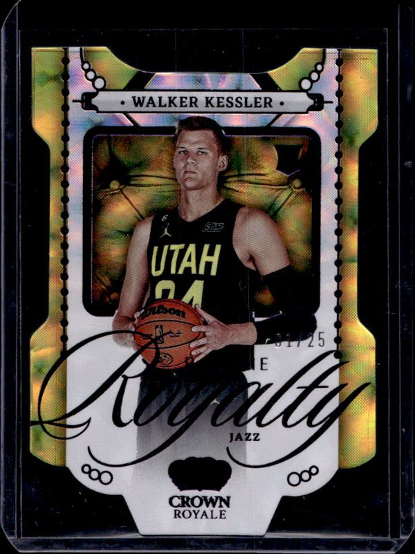 Walker Kessler 2022 Crown Royale #22 Rookie Royalty - Purple /25 RAW