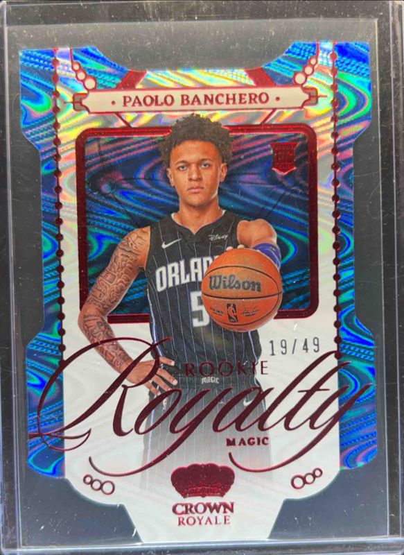 Paolo Banchero 2022 Crown Royale #1 Rookie Royalty - Red /49 RAW