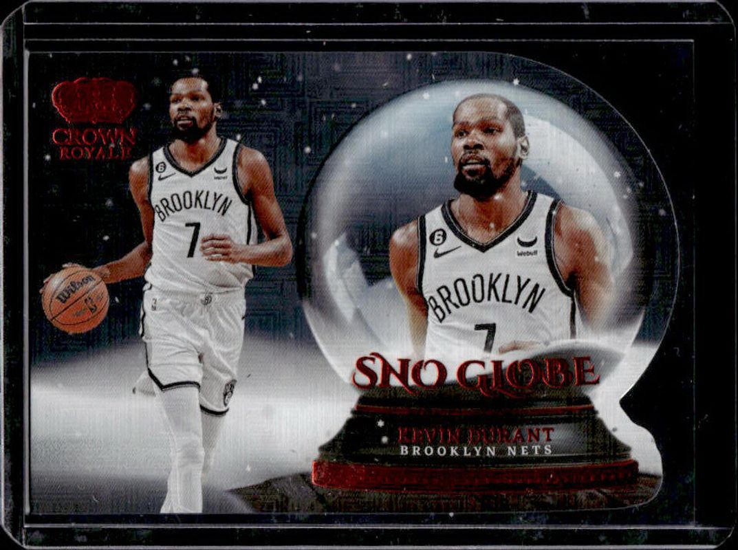 Kevin Durant 2022 Crown Royale #4 Sno Globe - Asia Red RAW