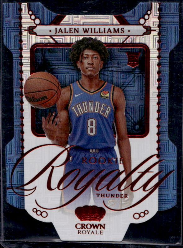 Jalen Williams 2022 Crown Royale #12 Rookie Royalty - Asia Red RAW