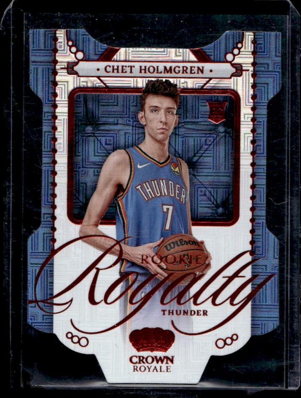 Chet Holmgren 2022 Crown Royale #2 Rookie Royalty - Asia Red RAW