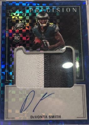 2021 One #305 Precision Rookie Patch Autographs - Blue (/25)