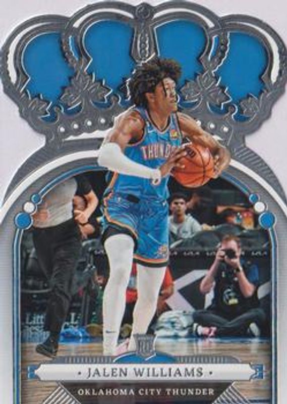 Jalen Williams 2022 Crown Royale #82 Rookie Silhouettes /199 RAW
