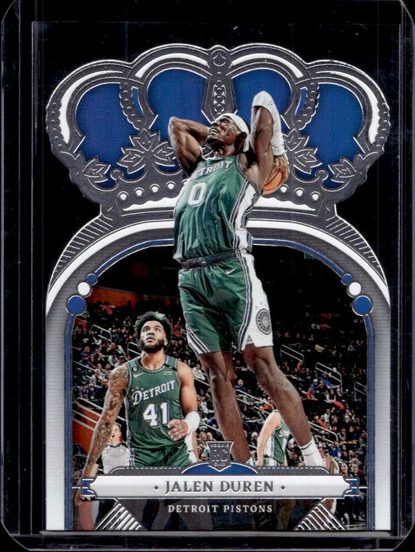 Jalen Duren 2022 Crown Royale #34 Rookie Silhouettes /199 RAW