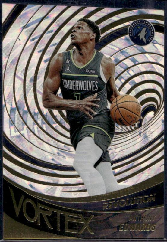 Anthony Edwards 2022 Revolution #7 Vortex - Fractal RAW