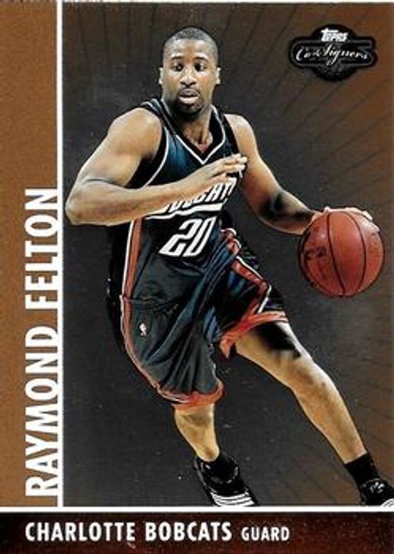 Raymond Felton 2008 Topps Co-Signers #73 Bronze /299 RAW
