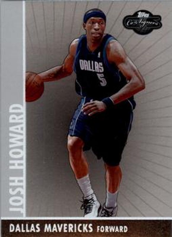 Josh Howard 2008 Topps Co-Signers #86 Silver /199 RAW