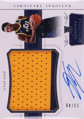 2017 National Treasures #113 Rookie Patch Auto Horizontal /49