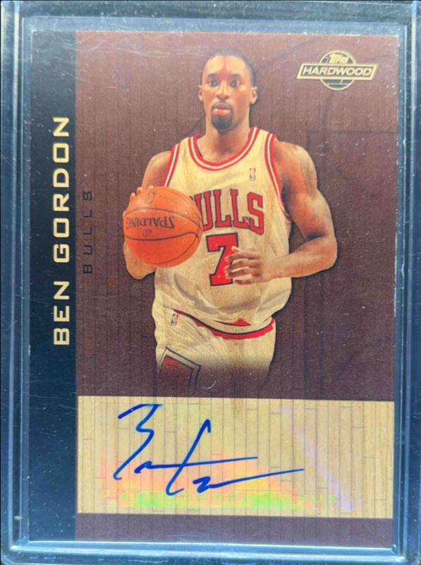 Ben Gordon 2008 Topps Hardwood #HS-BG Signatures Maple /9 RAW