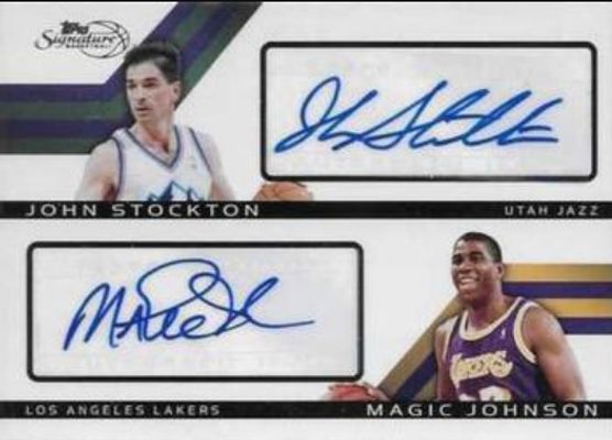 2008 Topps Signature #TSD-SJ Autographs Dual /49