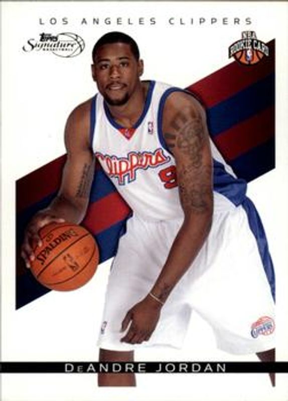 DeAndre Jordan 2008 Topps Signature #TS-DJ Base /2325 Rookie RAW