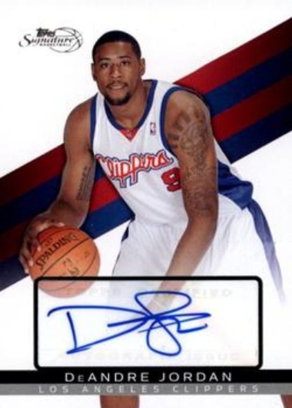 DeAndre Jordan 2008 Topps Signature #TSA-DJ Autographs /917 Rookie RAW