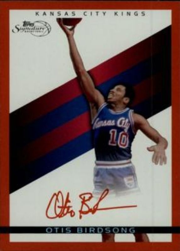 Otis Birdsong 2008 Topps Signature #TS-OB Facsimile Red /869 RAW