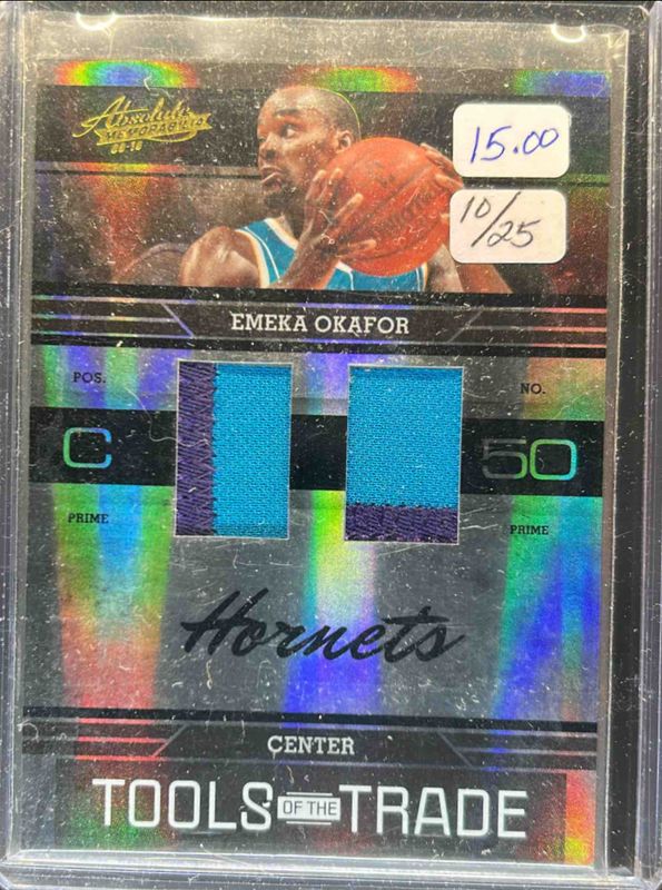 2009 Absolute Memorabilia #TOTT10 Tools of the Trade Materials Prime Double Black Spectrum /25