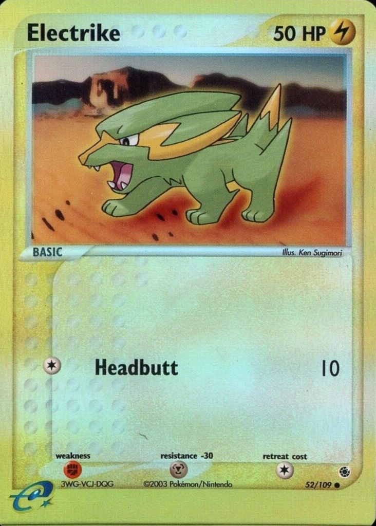 Electrike 2003 EX: Ruby & Sapphire #052/109 Reverse Holo Price
