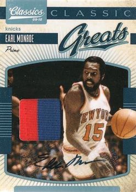 2009 Classics #7 Classic Greats Jerseys Prime Signatures /10