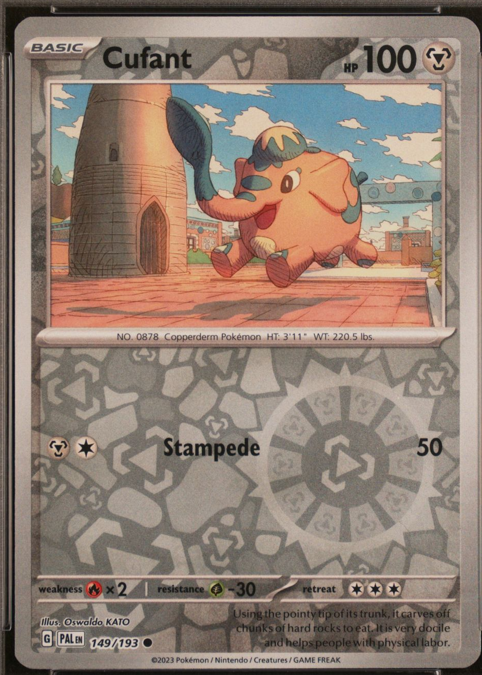 pokemon card cufant - 136/202 - Sword & Shield Placeholder Image Provided Basic Cufant HP 100 Stampede