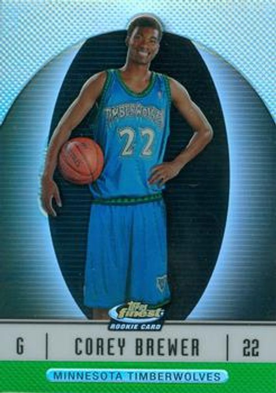 2006 Topps Finest #107 Green Refractor /199