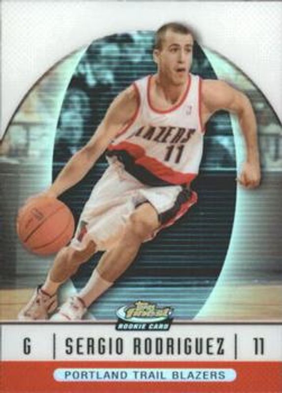 Sergio Rodriguez 2006 Topps Finest #53 Refractor /399 Rookie RAW