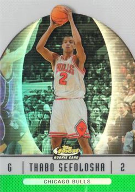 2006 Topps Finest #62 Green Refractor /199