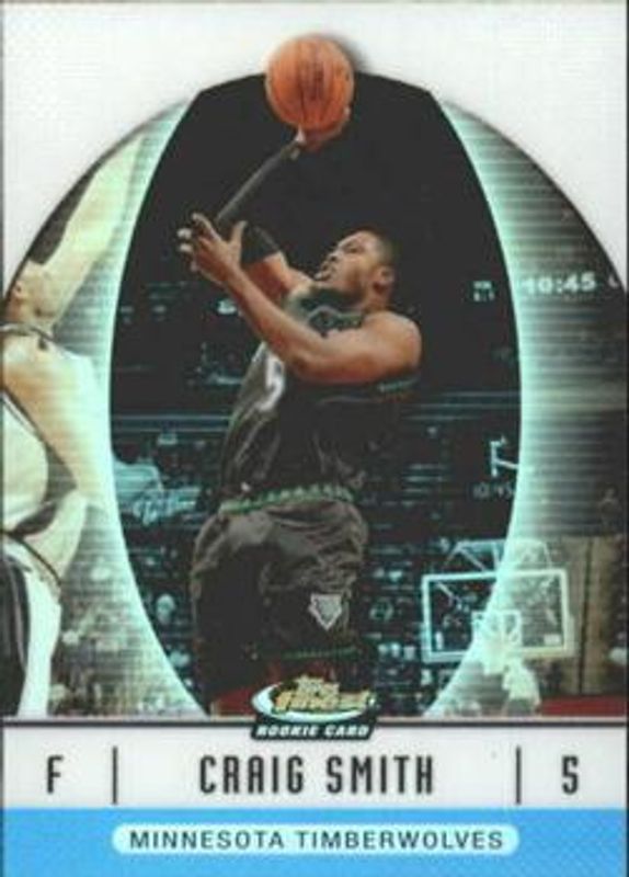 Craig Smith 2006 Topps Finest #60 Blue Refractor /299 Rookie RAW