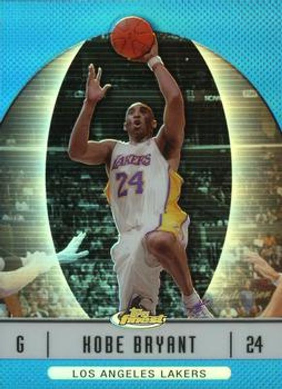 Kobe Bryant 2006 Topps Finest #25 Blue Refractor /299 Price Guide 