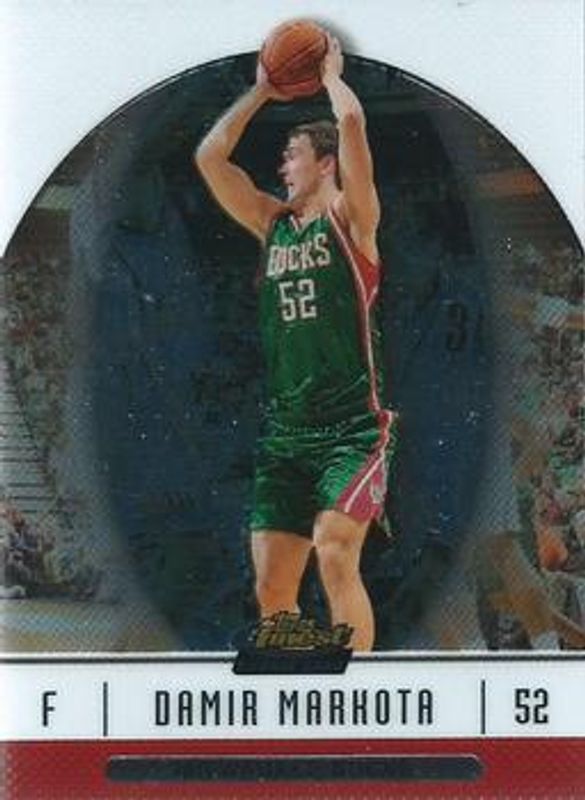 Damir Markota 2006 Topps Finest #68 Base /539 Rookie RAW