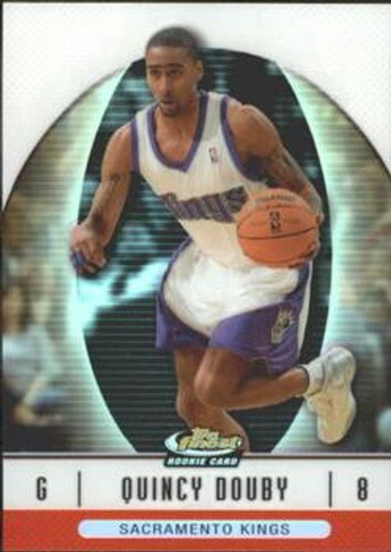 Quincy Douby 2006 Topps Finest #64 Refractor /399 Rookie RAW