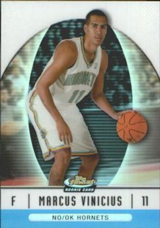 Marcus Vinicius 2006 Topps Finest #75 Blue Refractor /299 Rookie RAW