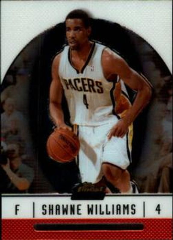 Shawne Williams 2006 Topps Finest #92 Base /539 Rookie RAW