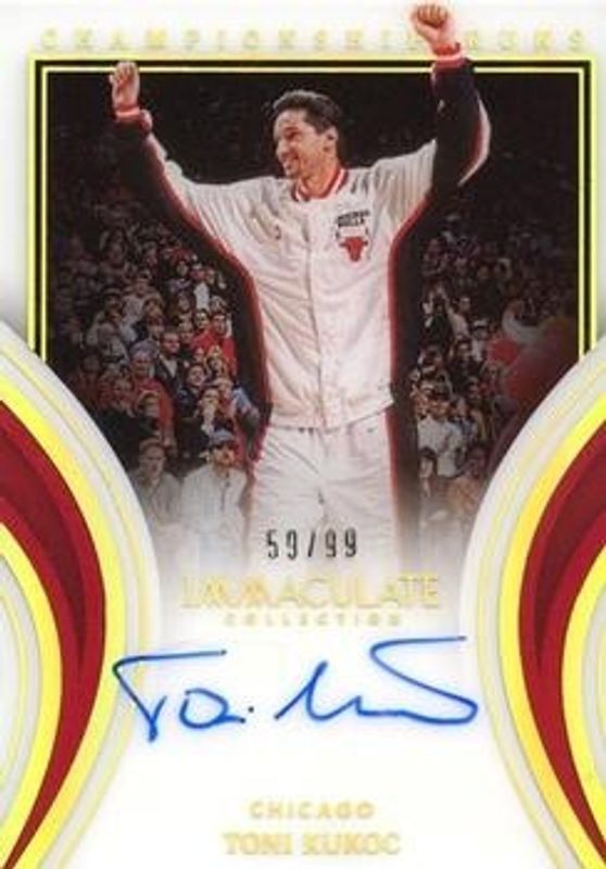 2022 Immaculate #ICR-TKU Immaculate Championship Runs /75