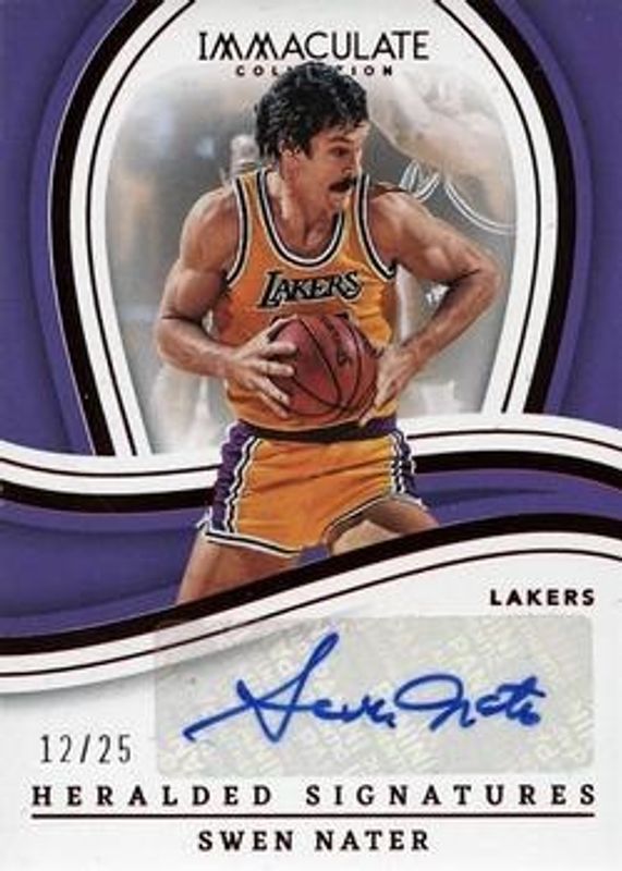 2022 Immaculate #IHS-SWN Heralded Signatures - Red /25