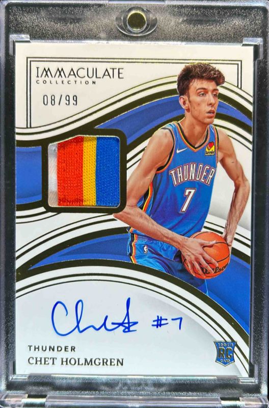 Chet Holmgren 2022 Immaculate #123 Base /99 Rookie RAW