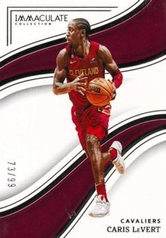 Caris LeVert 2022 Immaculate #48 Base /99 RAW