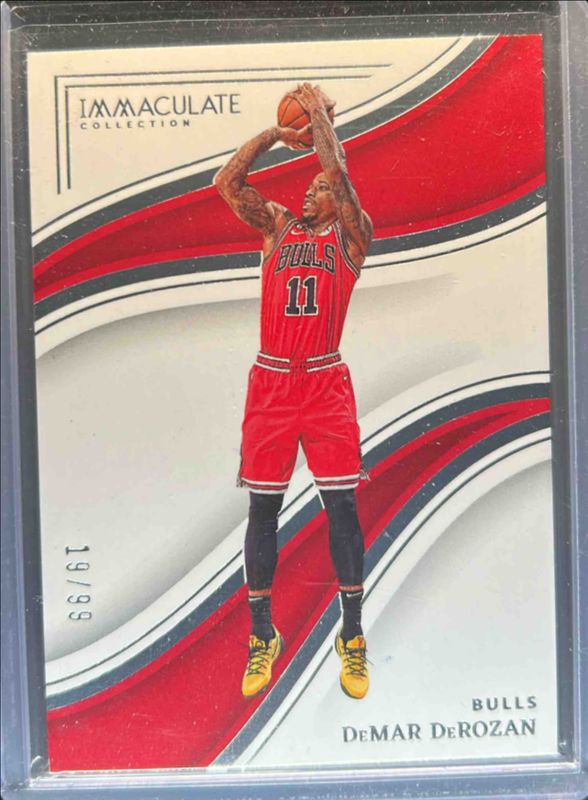 DeMar DeRozan 2022 Immaculate #51 Base /99 RAW