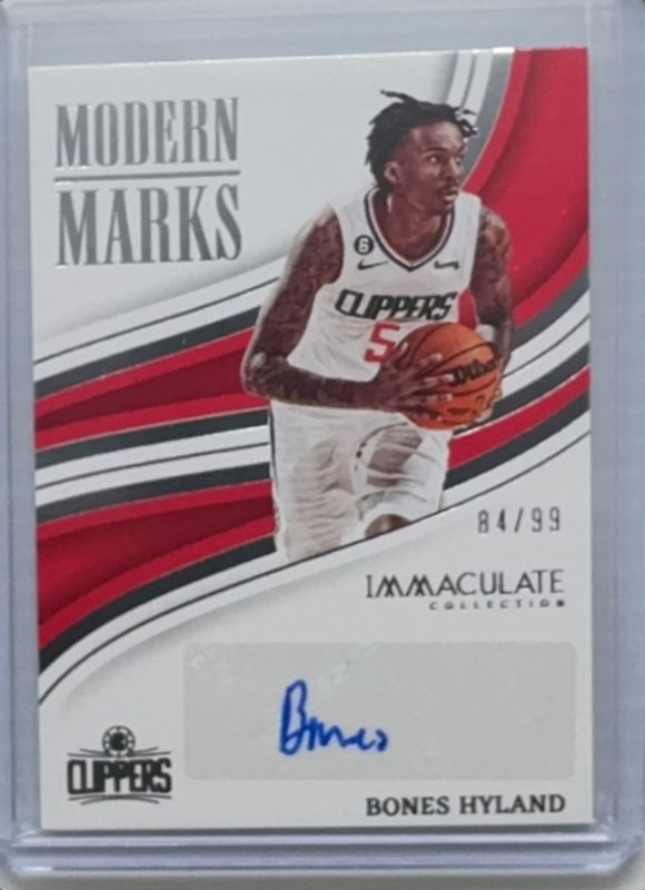 Bones Hyland 2022 Immaculate #IMO-BHY Modern Marks /99 RAW