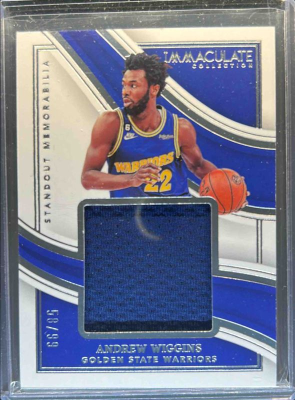 Andrew Wiggins 2022 Immaculate #ISM-WIG Standout Memorabilia /99 RAW