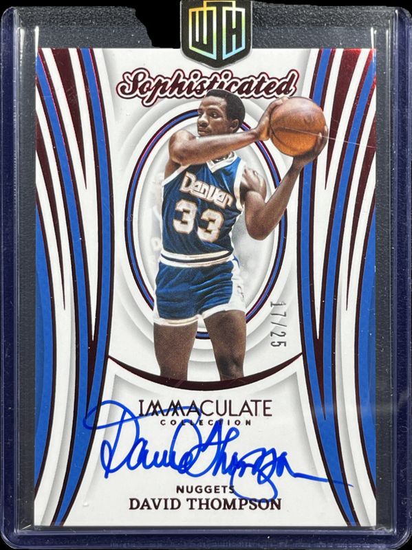 2022 Immaculate #SS-DVT Sophisticated Signatures - Red /25