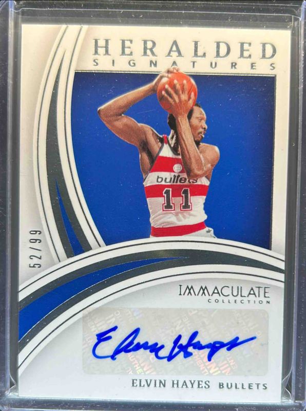 2022 Immaculate #IHS-ELV Heralded Signatures /99