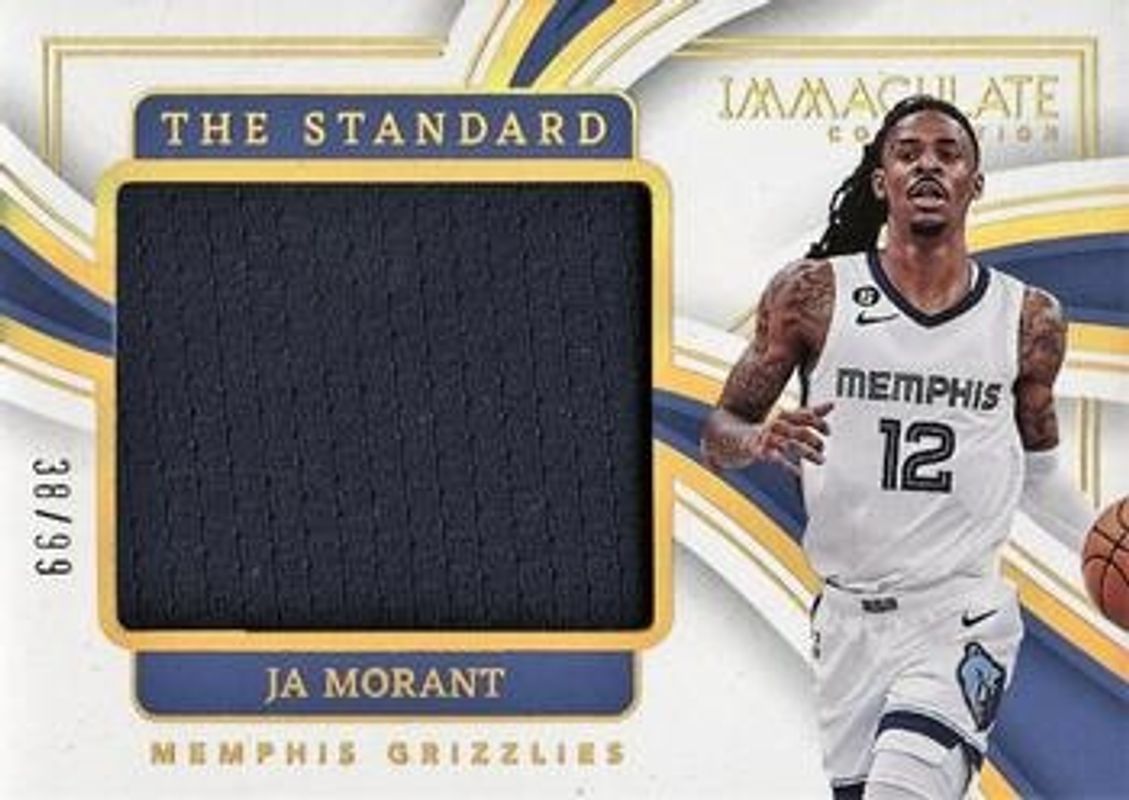 Ja Morant 2022 Immaculate #ICS-JMM The Standard /99 RAW