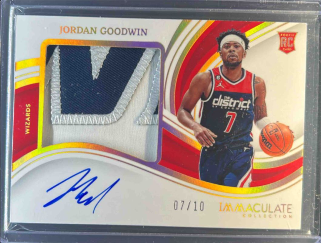 2022 Immaculate #PPA-JGW Premium Patch Autographs - Gold