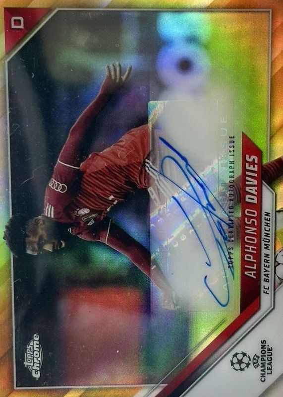2021 Topps Chrome UEFA Champions League #CA-AD Autographs - Gold Refractor /50
