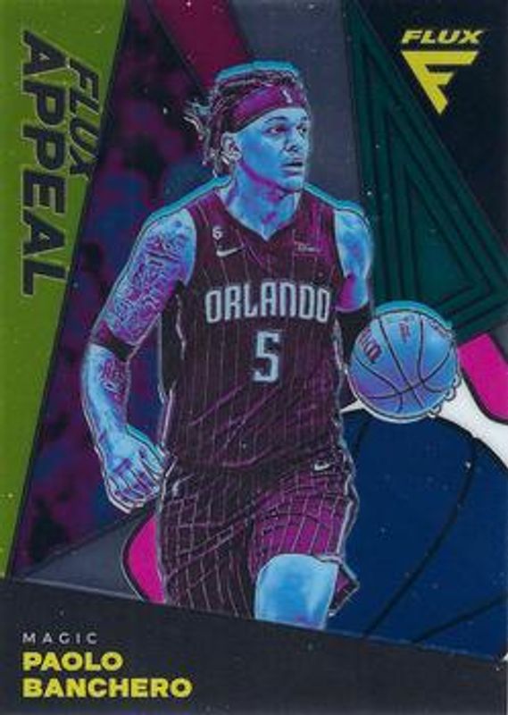 Paolo Banchero 2022 Flux #20 Flux Appeal Rookie RAW