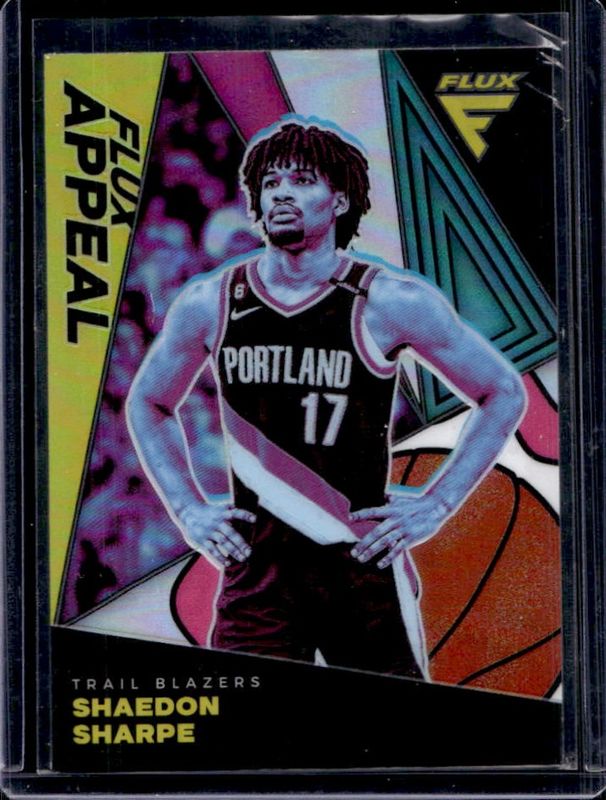 Shaedon Sharpe 2022 Flux #8 Flux Appeal Rookie RAW